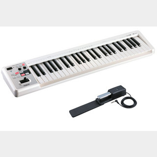 RolandA-49 WH ホワイト DP-10ペダルセット 49鍵盤MIDIキーボード 【WEBSHOP】