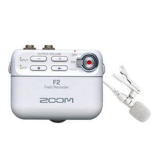 ZOOM F2/W ホワイト フィールドレコーダー