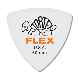 Jim Dunlop 456 Tortex Flex Triangle 0.60mm ギターピック×12枚