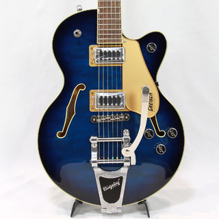 GretschG5655T-QM ELECTROMATIC CENTER BLOCK JR. SINGLE-CUT QUILTED MAPLE WITH BIGSBY / Hudson Sky