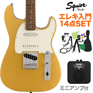 Squier by Fender Paranormal Custom Nashville Stratocaster AZG 初心者セット ミニアンプ付