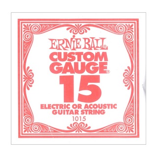 ERNIE BALLアーニーボール 1015 PLAIN STEEL 015 ギター用バラ弦