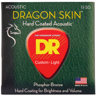 DR DRAGON SKIN DSA-11 Custom Light 011-050 アコースティックギター コーティング弦 フォスファーブロンズ【