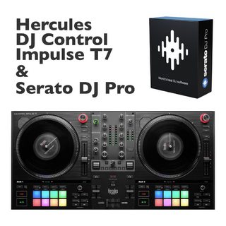 HERCULES DJControl Inpulse T7 ＋ serato DJ ProシリアルセットDJコントローラーハーキュリーズ ＜動画レビューあり