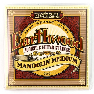 ERNIE BALLアーニーボール 2065 Earthwood Mandolin Medium Loop End 80/20 Bronze 10-36 Gauge マンドリン弦