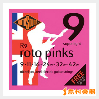 ROTOSOUND R9 エレキギター弦/009-042