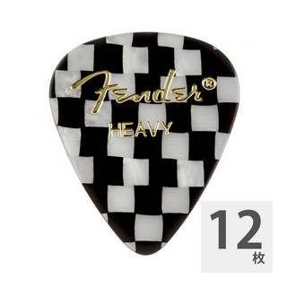 Fenderフェンダー 351 Shape Premium Picks Heavy Checker ギターピック 12枚入り