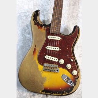 Fender Custom Shop Limited Roasted 1961 Stratocaster Super Heavy Relic Aged 3-Color Sunburst #CZ563295 [3.54kg]