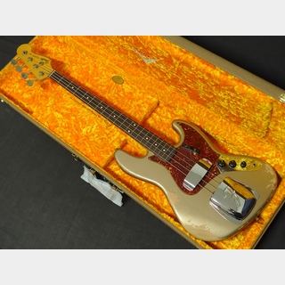 Fender Custom Shop 1961 Jazz Bass Aged Shoreline Gold Heavy Relic