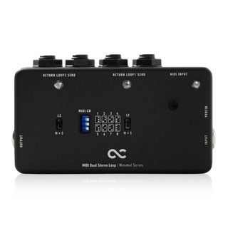 ONE CONTROLワンコントロール Minimal Series MIDI Dual Stereo Loop ループスイッチャー