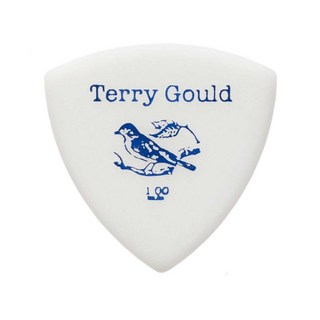 PICKBOY Terry Gould GUITAR PICK (WHITE/オニギリ型) [1.00mm] ×10枚セット