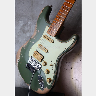 Fender Custom Shop"Alley Cat" Stratocaster / Heavy  - Relic / Faded Army - Drab Green