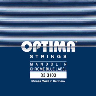 OPTIMAD3 No.3103 BLUE マンドリン弦／D 3弦×2本入り スペシャルポリッシュクラシックマンドリン弦