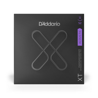 D'Addario XTAPB1152 フォスファーブロンズ コーティング弦 11-52 カスタムライト