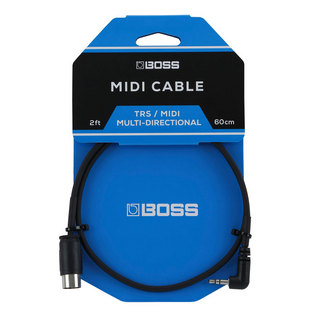 BOSSBMIDI-2-35 MIDI Cable 3.5mm TRS/MIDI 60cm MIDIケーブル