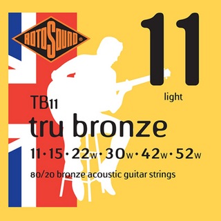 ROTOSOUNDTB11 TRU BRONZE ACOUSTIC LIGHT 11-52 アコースティックギター弦