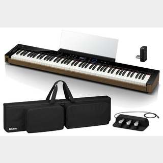 CasioPX-S6000BK [3本ペダル＆純正ケースセット！] ブラック/ウォールナット調 Privia (プリヴィア) 電子ピアノ