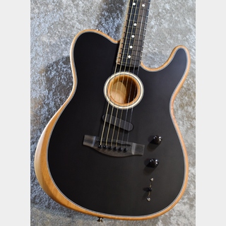 Fender AMERICAN ACOUSTASONIC TELECASTER Black #US223190A【軽量2.10kg!】