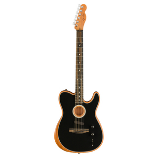 Fenderフェンダー American Acoustasonic Telecaster Black エレクトリックアコースティックギター