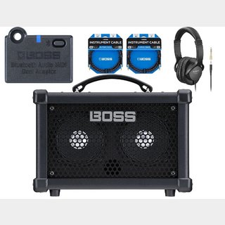 BOSSDUAL CUBE BASS LX Bass DCB-LX [BT-DUAL 同時購入セット]  ベースアンプ ボス 最大出力10W【WEBSHOP】