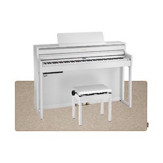 Roland ローランド 【組立設置無料サービス中】 HP704-WHS 電子ピアノ 高低自在イス＆ピアノマット付き ホワイト