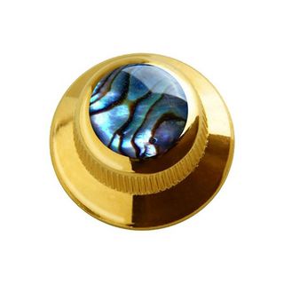 Q-Parts UFO Natural Abalone Shell in Gold