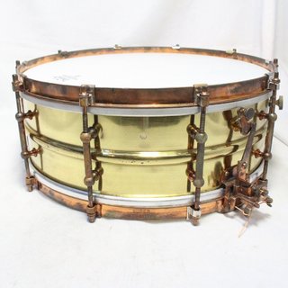 Ludwig No.655 SUPER-SENSITIVE (1929～1935) Heavy Brass Snare Drum 14x5 ケース付【池袋店】
