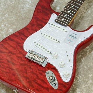 Fender 2024 Collection Made in Japan Hybrid II Stratocaster QMT -Quilt Red Beryl-【#JD24002226】