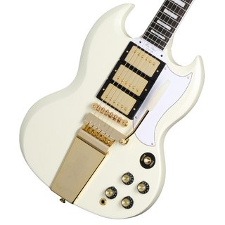 EpiphoneInspired by Gibson Custom 1963 Les Paul SG Custom with Maestro Vibrola Classic White【心斎橋店】