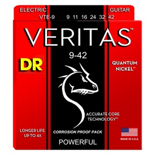 DRVTE-9 VERITAS エレキギター弦×3セット