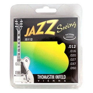 Thomastik-InfeldJS112 JAZZ SWING Flat Wound フラットワウンドギター弦×3セット