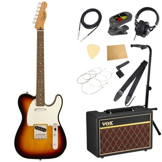 Squier by Fender スクワイヤー/スクワイア Classic Vibe '60s Custom Telecaster LRL 3TS エレキギター 初心者セット