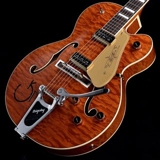 Gretsch G6120TGQM-56 Limited Edition Quilt Classic Chet Atkins w/Bigsby Roundup Orange Stain Lacquer (重量:3