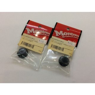 Montreux Inch Bell Knob Black #1353 (2) 2個セット インチピッチ