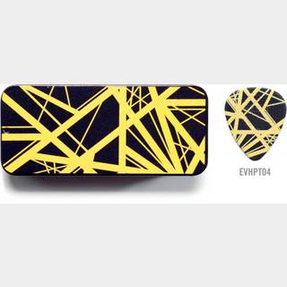 Jim Dunlop EVH PICK TIN EVHPT04 Black With Yellow Stripe ピック6枚セット ジムダンロップ【池袋店】