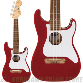 Fender AcousticsFullerton Strat Uke Candy Apple Red 【送料無料】《コンサートウクレレ》(ご予約受付中)