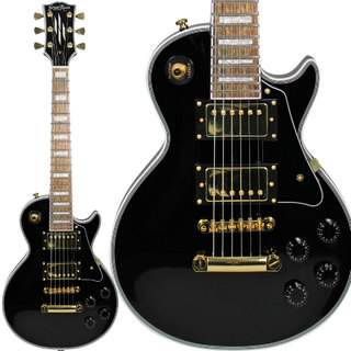 GrassRoots SG-LPC-mini BLK (Black) エレキギター ミニギター レスポールカスタム ブラック 黒 2ハム