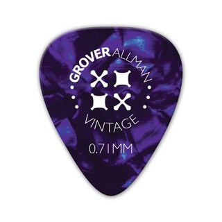 Grover AllmanVintage Celluloid Pro Picks 0.71mm [Purple] ｘ10枚セット