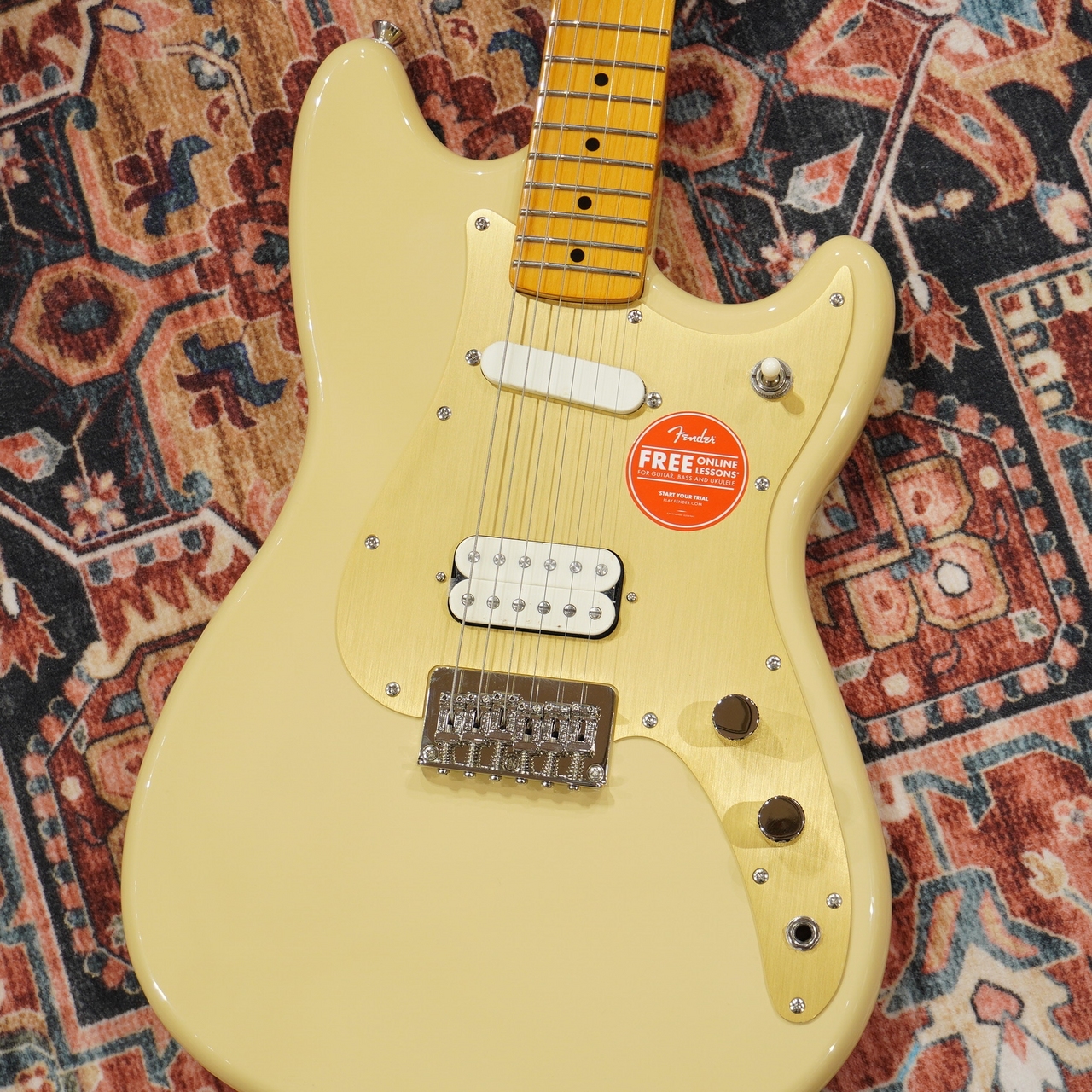 Squier by Fender Classic Vibe Duo-Sonic HS Gold Anodized Pickguard 