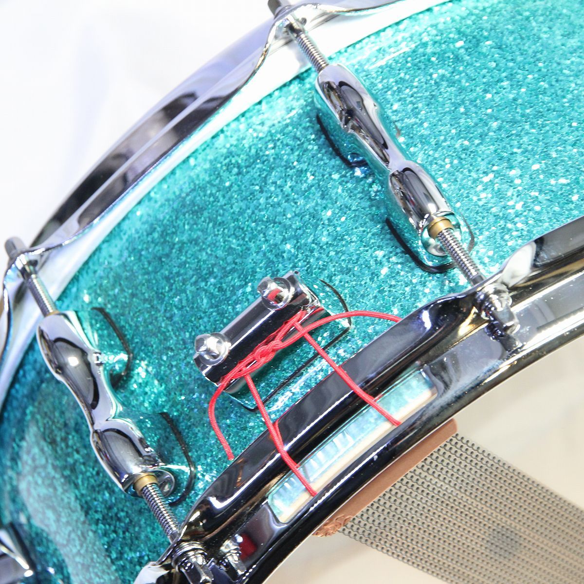 サミー出品 SAKAE SD1455MA/MH Maple Snare 14×5.5 Turquoise Champagne サカエ