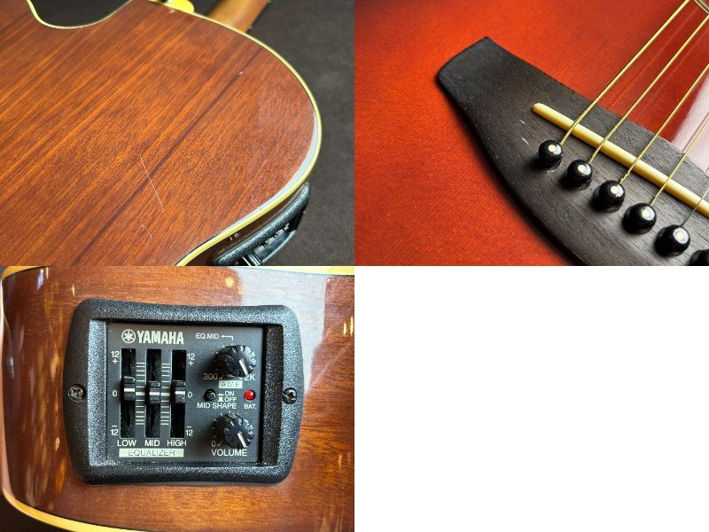 YAMAHA CPX-5VS【トランスギター】 低弦高に調整済　ケース付属 YAMAHA CPX-5VS【トランスギター】 低弦高に調整済 ケース付属