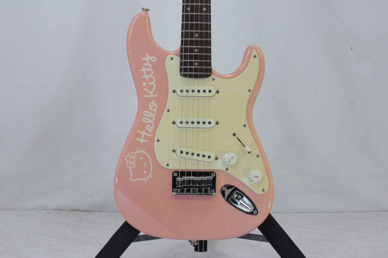 【美品】【限定】Hello Kitty mini Stratocaster 美品】【限定】Hello Kitty mini Stratocaster 美品】【限定】Hello