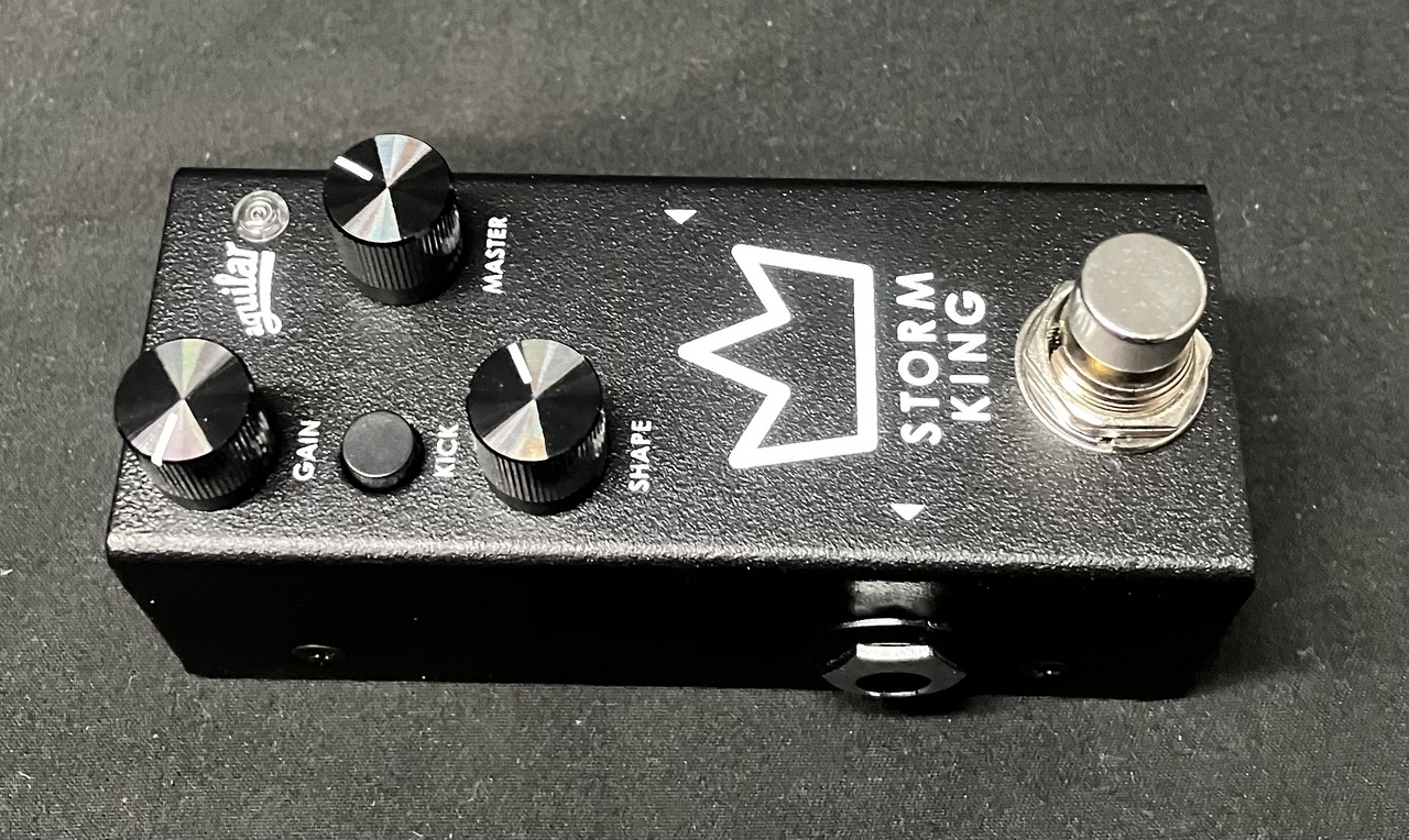 AGUILAR STORM KING ディストーション ファズ ベース用 Aguilar STORM KING [Bass Distortion/Fuzz Pedal] ｜イケベ楽器