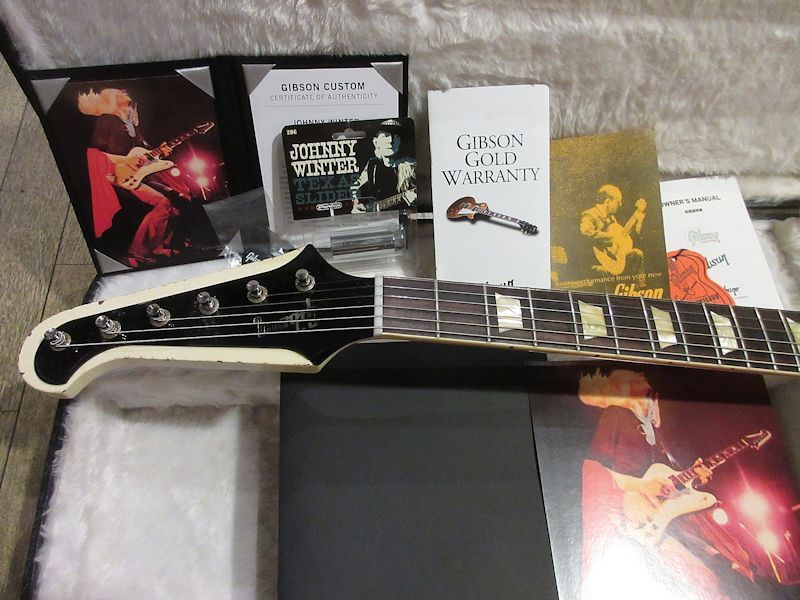 Gibson Custom Shop Johnny Winter 1964 Firebird Ⅴ Polaris White