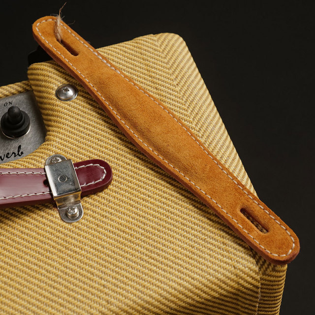 Blue Bell Straps Handle Strap (For Amps) Whisky suede leather