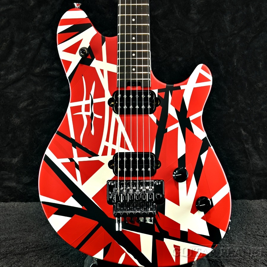 EVH Wolfgang Special Striped -Red, Black and White