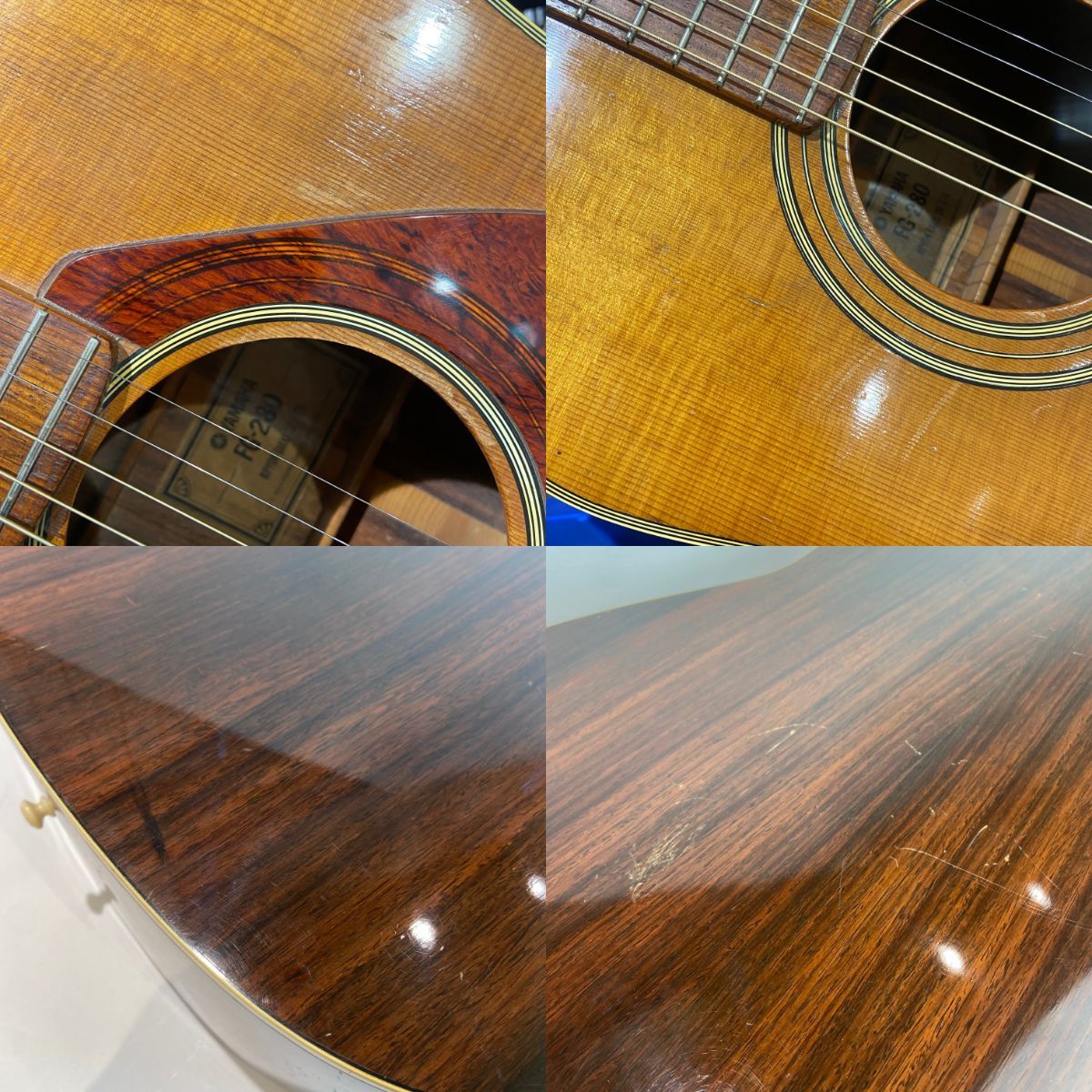 YAMAHA FG-280 グリーンラベル 1972～74年 ハードケース付属（中古