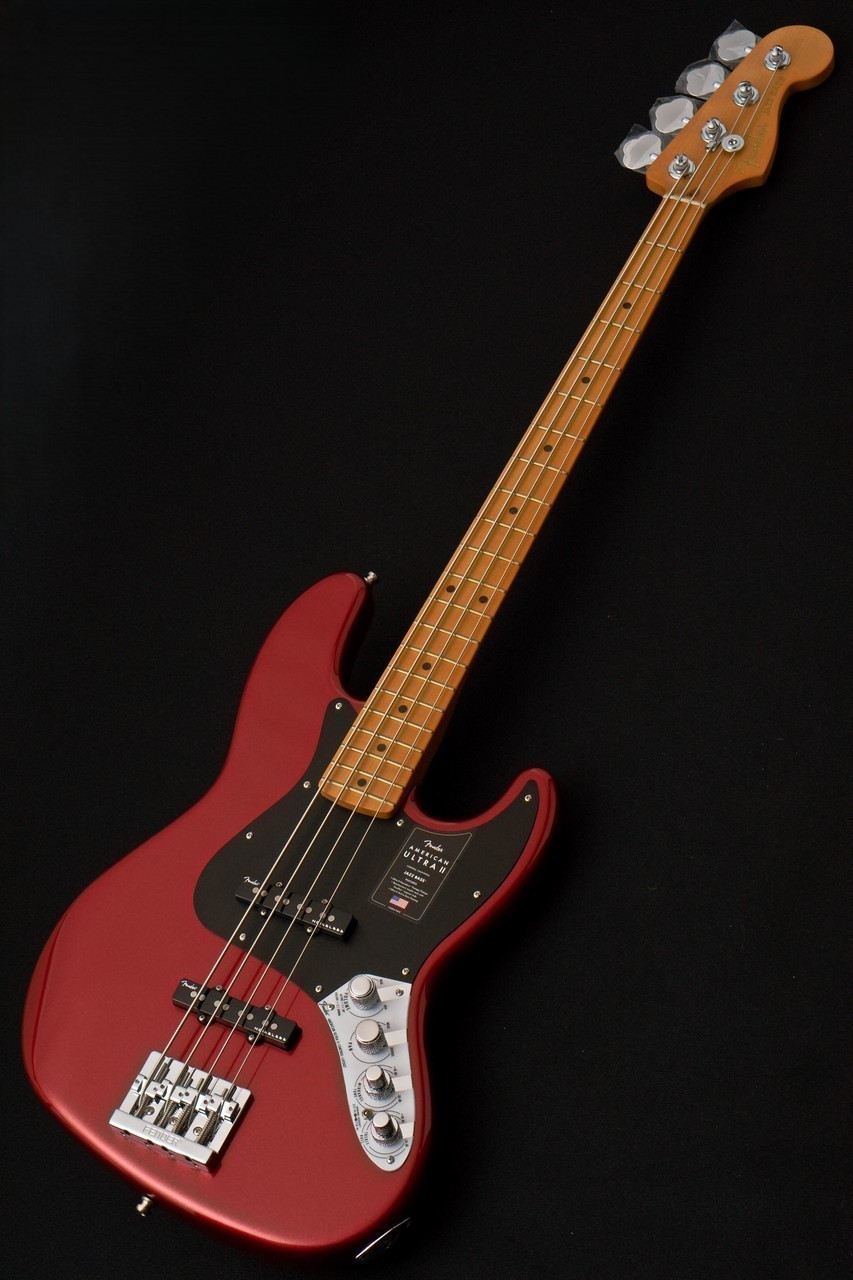 Fender American Ultra II Jazz Bass Maple Fingerboard Sinister Red