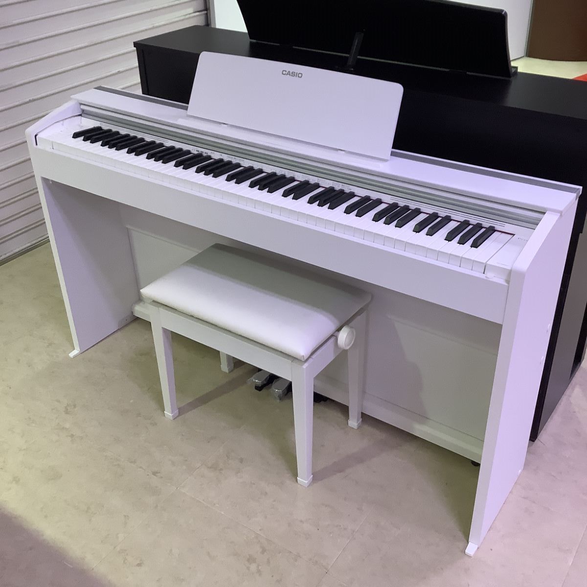【美品】CASIO カシオ PX-2000GP ホワイト 電子ピアノ 椅子セット CASIO PX-2000GP 電子ピアノ 椅子セット