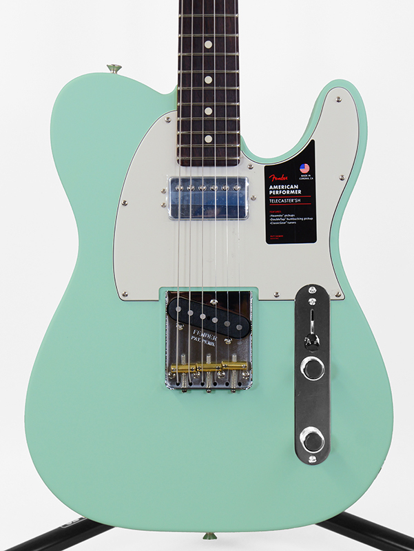 Fender American Performer Telecaster Hum (Satin Surf Green)（新品